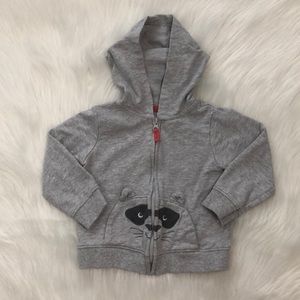 2 for $10 |  | Zippered Raccoon Hoodie | 18 mos